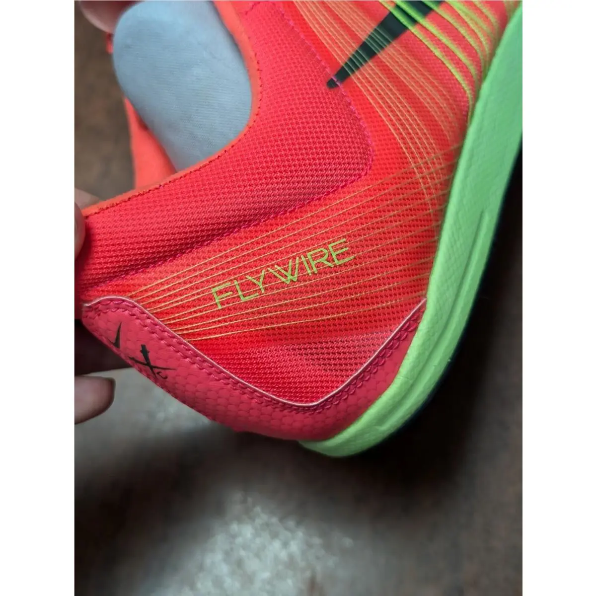 Nike shoes - Nike Zoom Victory - Zoom Victory - 599211-062 - Wolf Grey/Atomic Red/Flash Lime (UPC: 0886737942345) 4