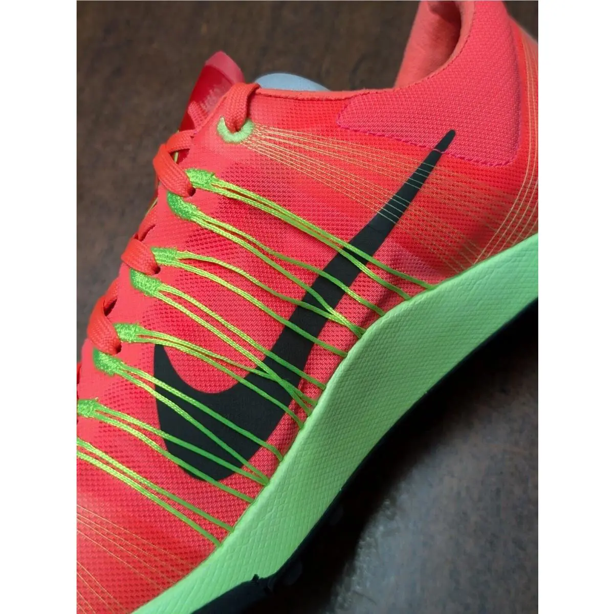 Nike shoes - Nike Zoom Victory - Zoom Victory - 599211-062 - Wolf Grey/Atomic Red/Flash Lime (UPC: 0886737942345) 5