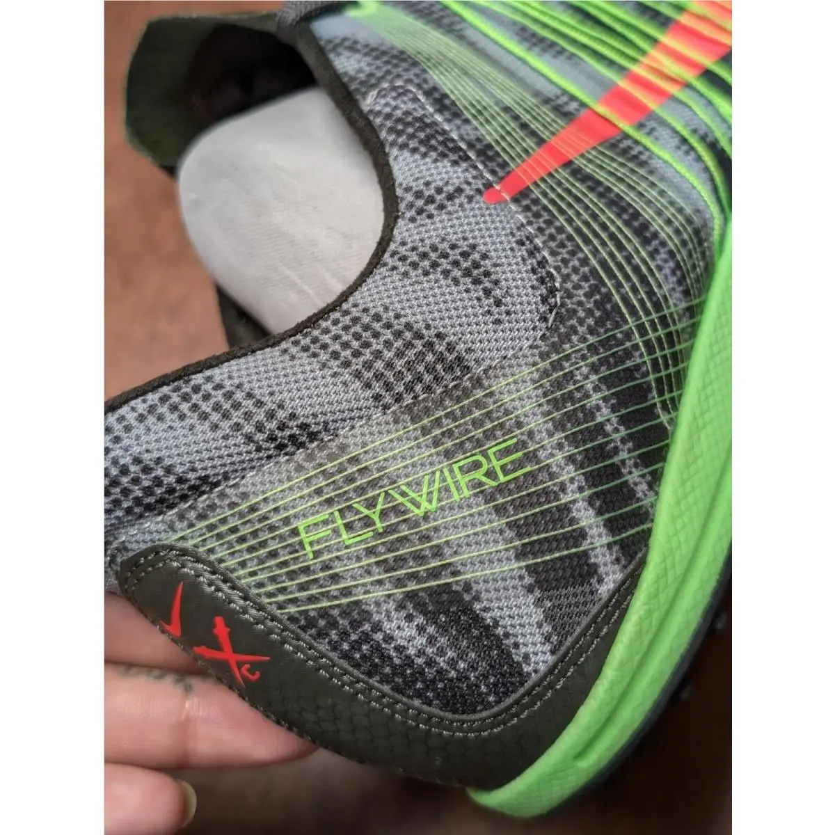 Nike shoes - Nike Zoom Victory - Zoom Victory - 599211-062 - Wolf Grey/Atomic Red/Flash Lime (UPC: 0886737942345) 4