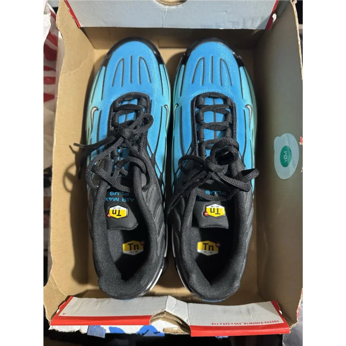 Nike shoes - Nike Air Max Plus 3 - FQ2417-001 - Black/Black/Laser Blue/White (UPC: 196968991624) 8