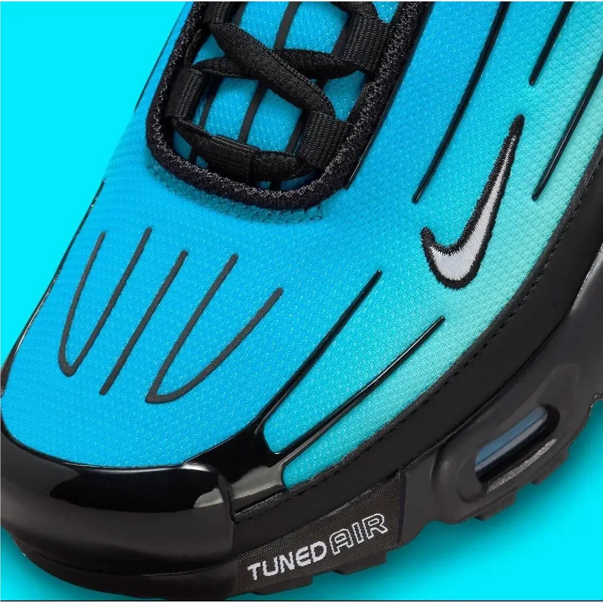Nike shoes - Nike Air Max Plus 3 - FQ2417-001 - Black/Black/Laser Blue/White (UPC: 196968991624) 5