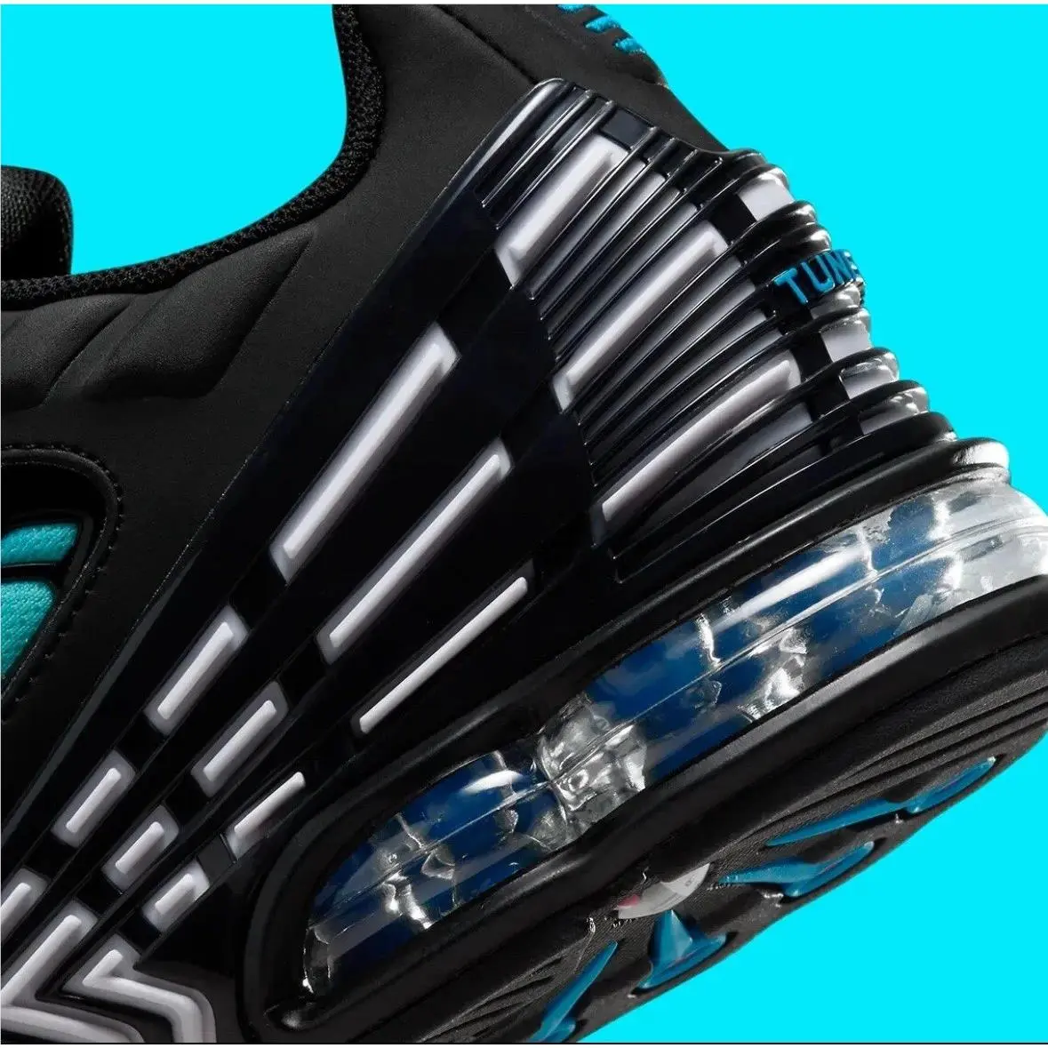 Nike shoes - Nike Air Max Plus 3 - FQ2417-001 - Black/Black/Laser Blue/White (UPC: 196968991624) 6