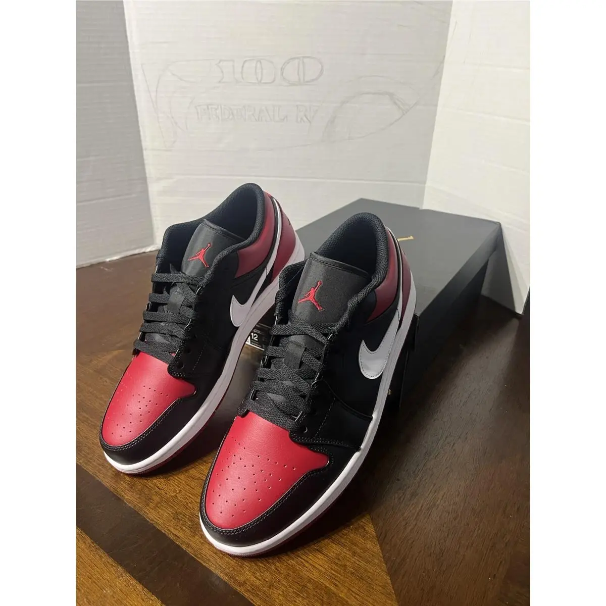 Nike shoes - Air Jordan 1 Low - Air Low - 553558-066 - Red 3