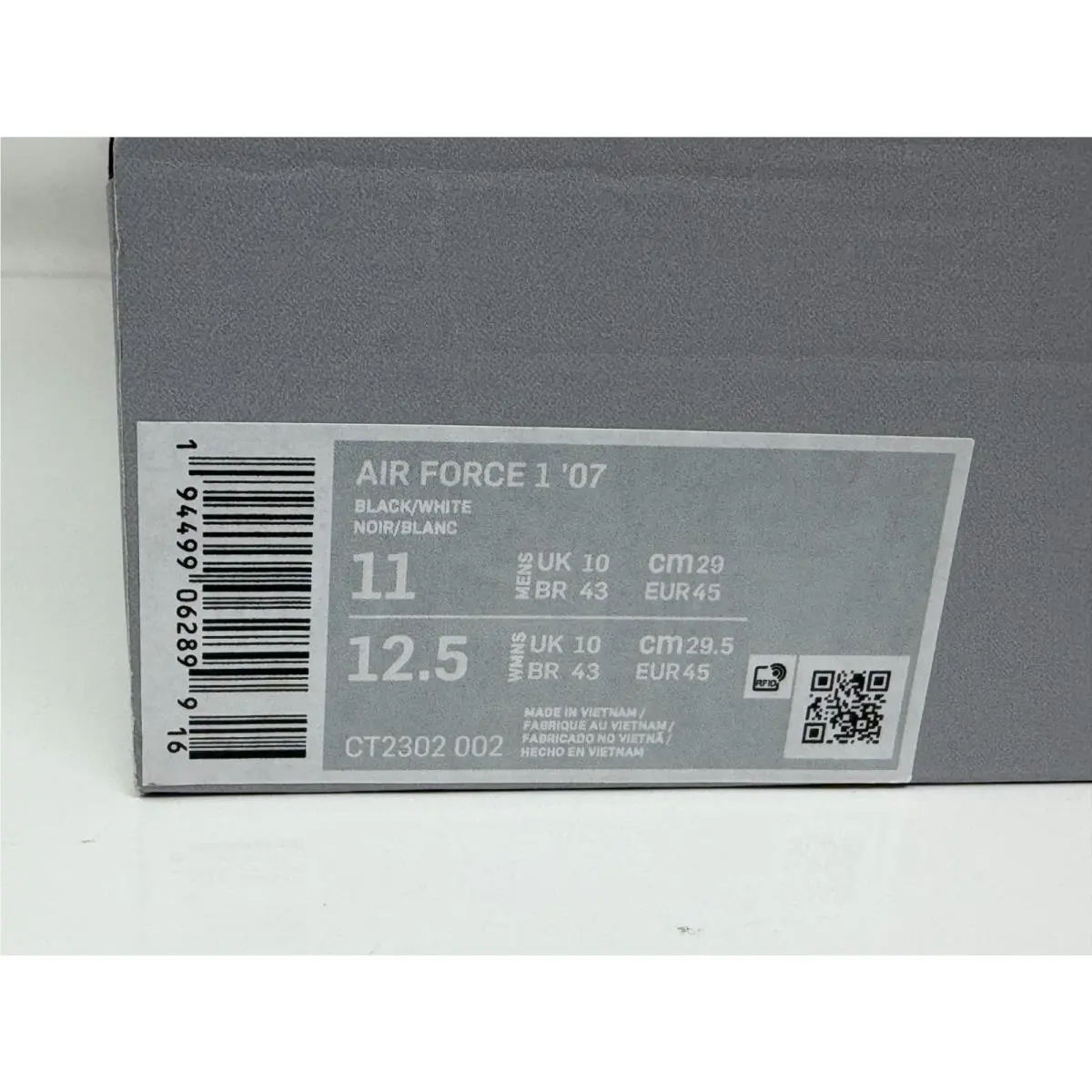 Nike shoes - Nike Air Force 1 - Air Force - CT2302-002 - Black (UPC: 194499062899) 6
