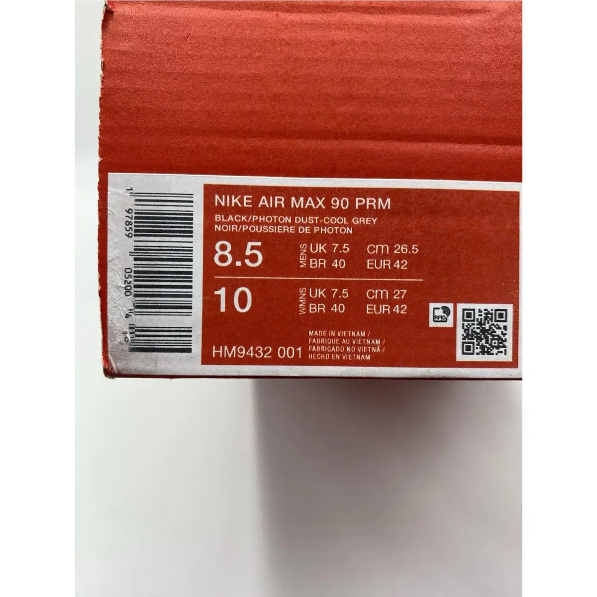 Nike shoes - Nike Air Max 90 - Air Max - HM9432 001 - Black/Photon Dust-Cool Grey (UPC: 197859052004) 6