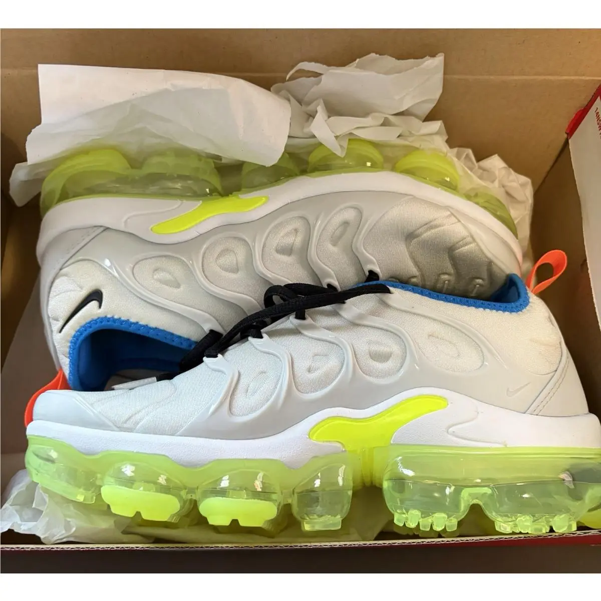 Nike shoes - Nike Air Vapormax Plus - Air Vapormax Plus - DQ4695 001 - Photon Dust / Black - Volt (UPC: 195866017399) 16