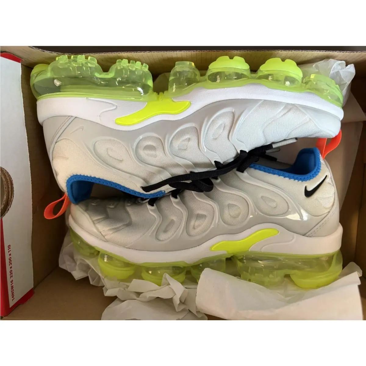 Nike shoes - Nike Air Vapormax Plus - Air Vapormax Plus - DQ4695 001 - Photon Dust / Black - Volt (UPC: 195866017399) 5