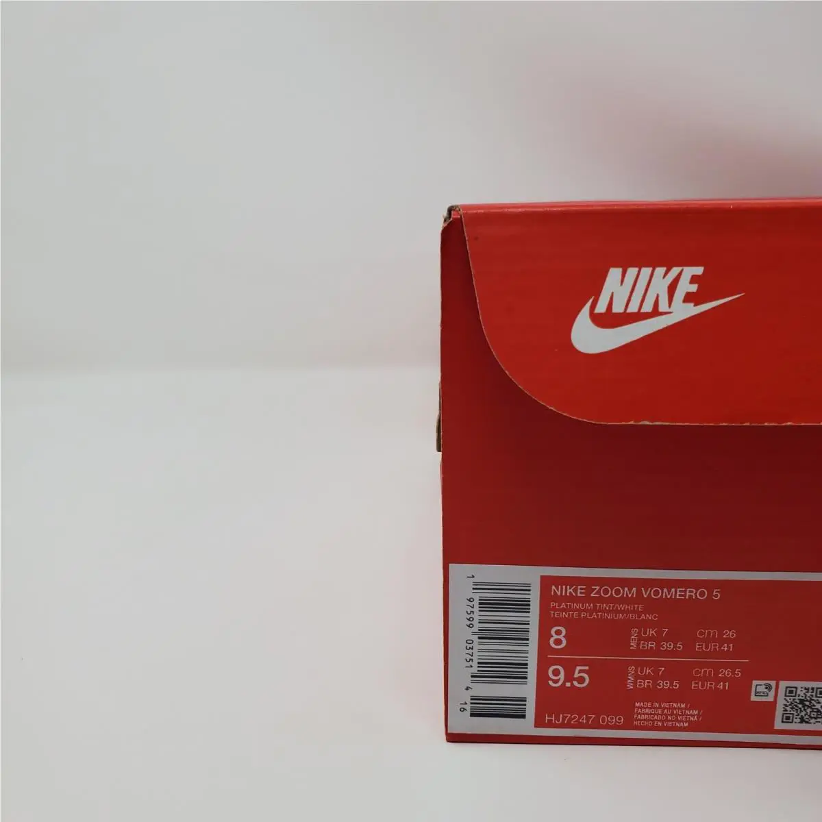 Nike shoes - Nike Zoom Vomero - Zoom Vomero - HJ7247-099 - Platinum Tint/White (UPC: 00197599038740) 8