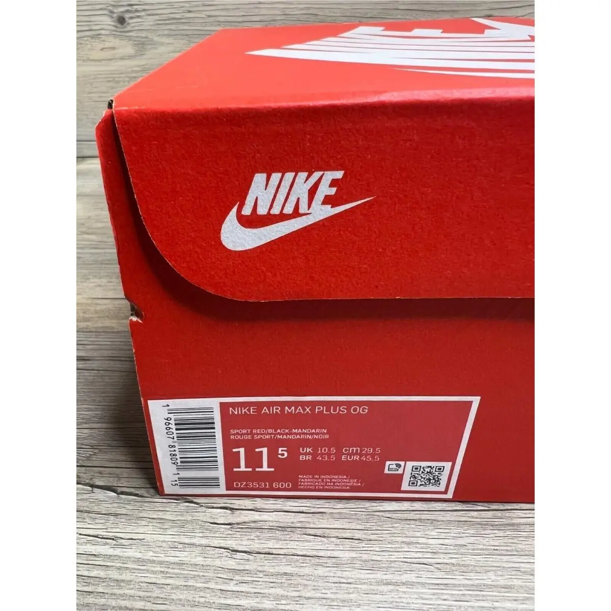 Nike shoes - Nike Air Max Plus - Air Max Plus - DZ3531-600 - Orange (UPC: 196607818091) 9