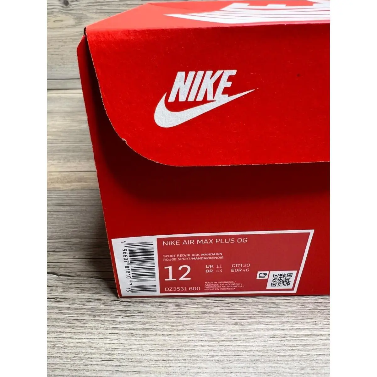 Nike shoes - Nike Air Max Plus - Air Max Plus - DZ3531-600 - Orange (UPC: 196607818107) 9