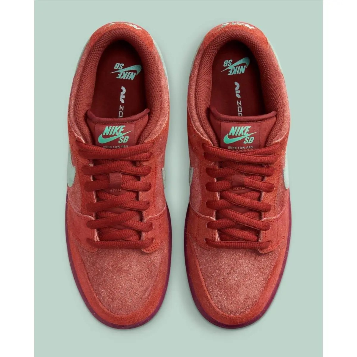 Nike shoes - SB Dunk Low - Dunk Low - DV5429-601 - Mystic Red/Emerald Rise 0