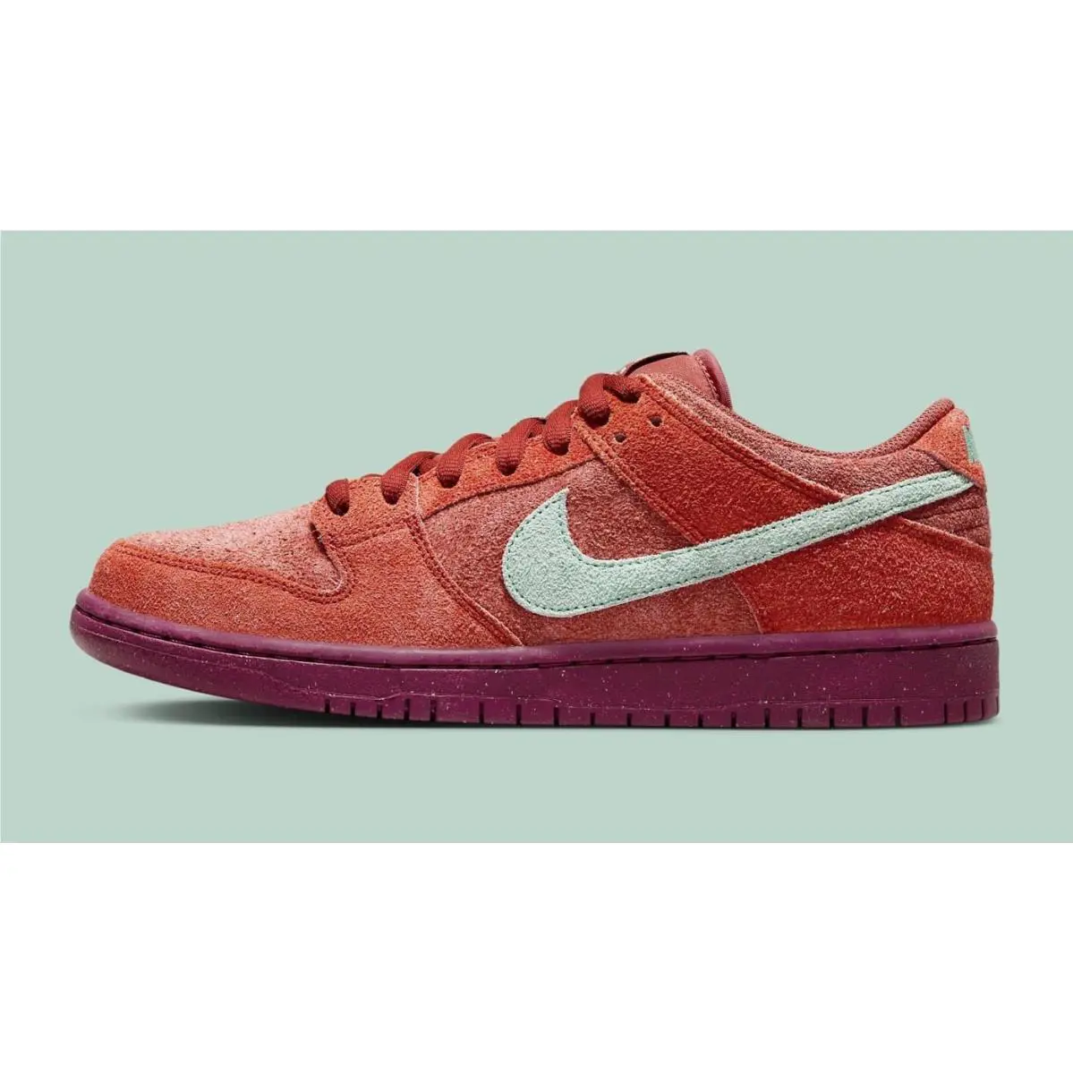 Nike shoes - SB Dunk Low - Dunk Low - DV5429-601 - Mystic Red/Emerald Rise 1