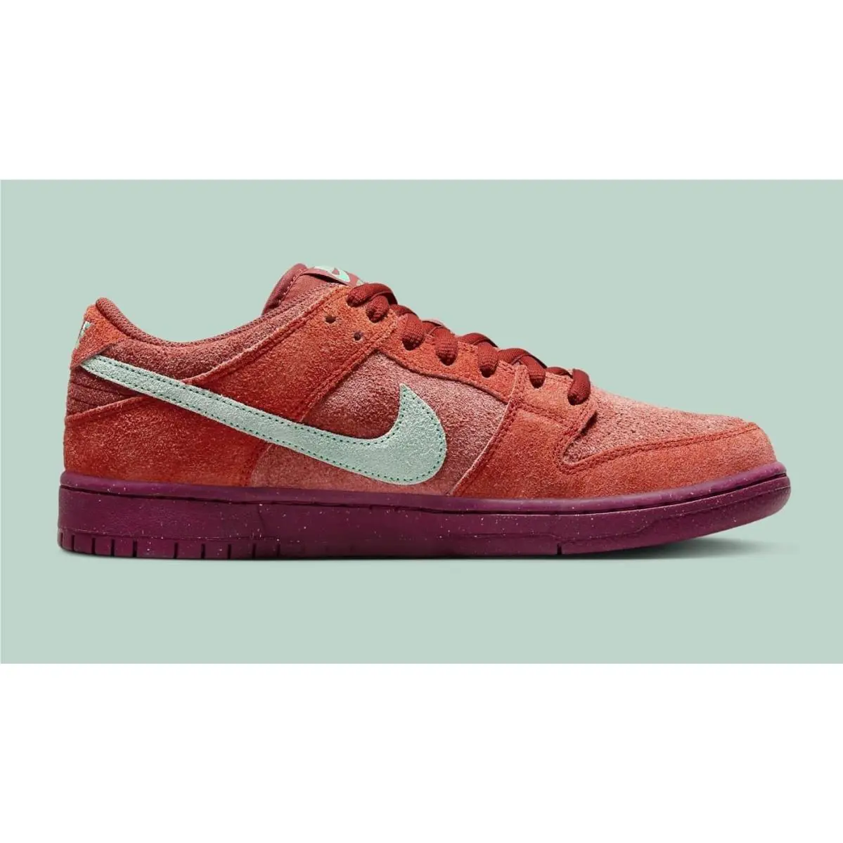Nike shoes - SB Dunk Low - Dunk Low - DV5429-601 - Mystic Red/Emerald Rise 2