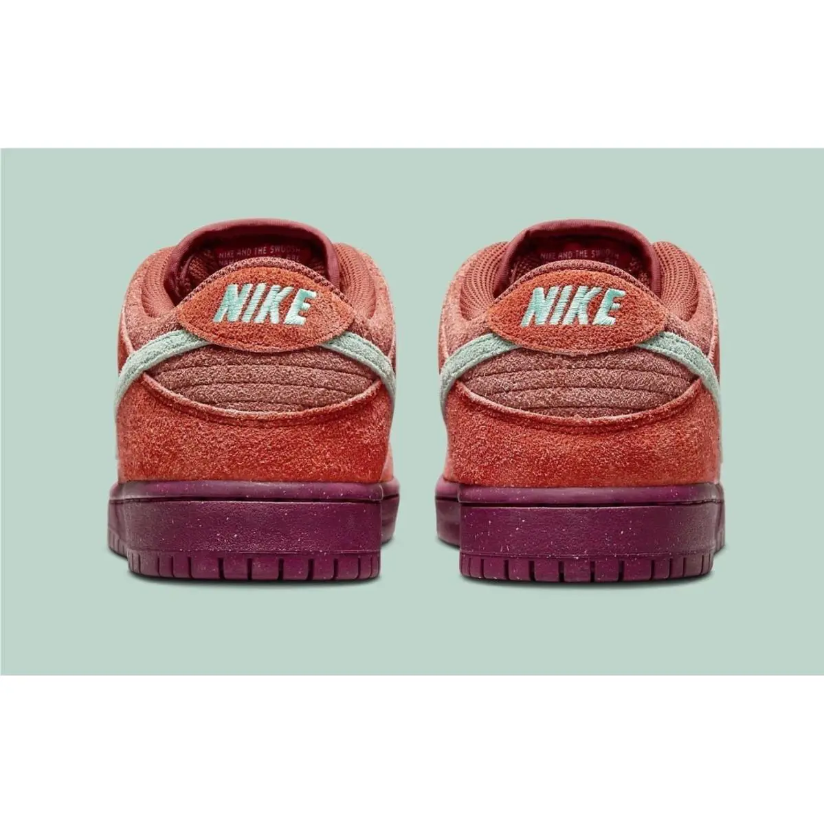 Nike shoes - SB Dunk Low - Dunk Low - DV5429-601 - Mystic Red/Emerald Rise 3