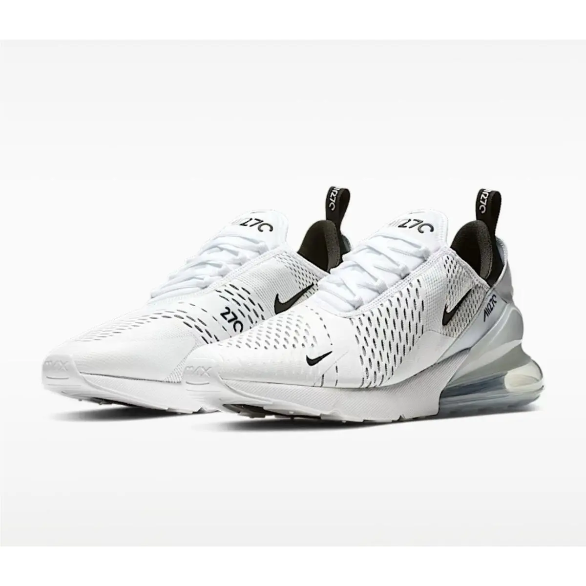 AH8050-100  Air Max 270 White/black-white Mens Sz 10 by Nike