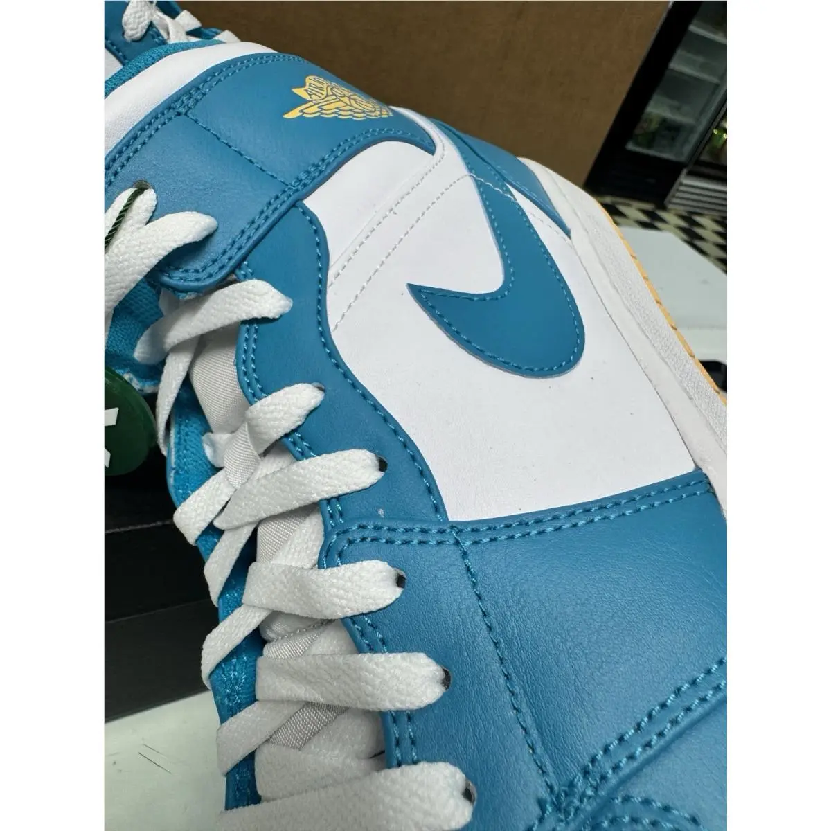 Nike shoes - Air Jordan 1 - Air - DQ8426-400 - White, Manufacturer: Aquatone/Celestial Gold/White 10