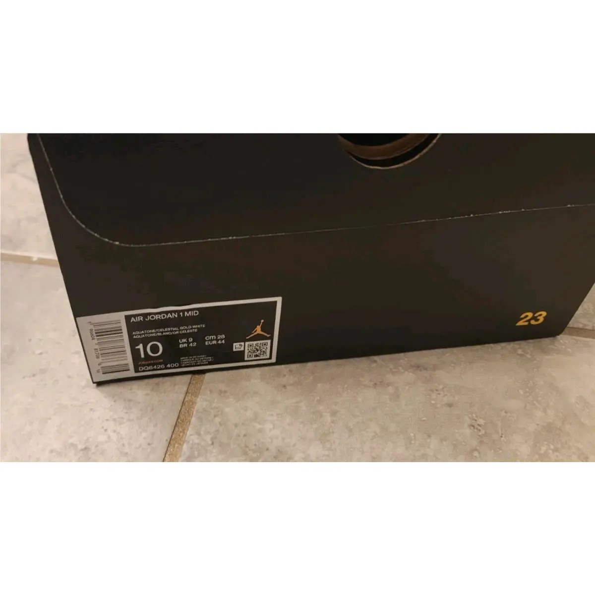 Nike shoes - Air Jordan 1 - Air - DQ8426-400 - White, Manufacturer: Aquatone/Celestial Gold/White 0