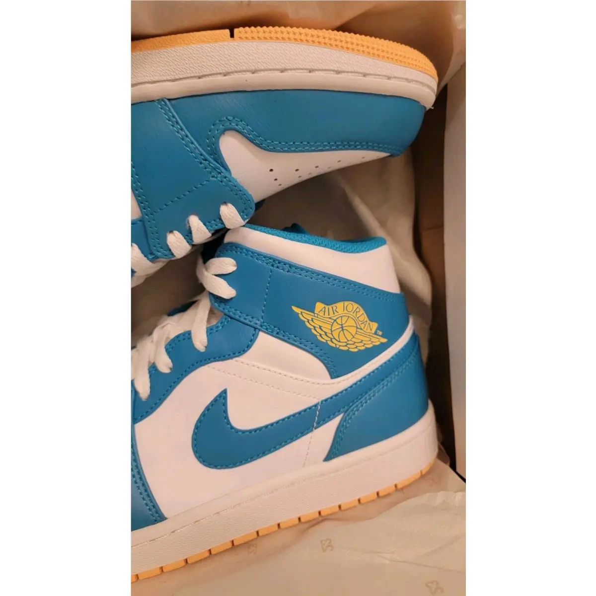 Nike shoes - Air Jordan 1 - Air - DQ8426-400 - White, Manufacturer: Aquatone/Celestial Gold/White 2