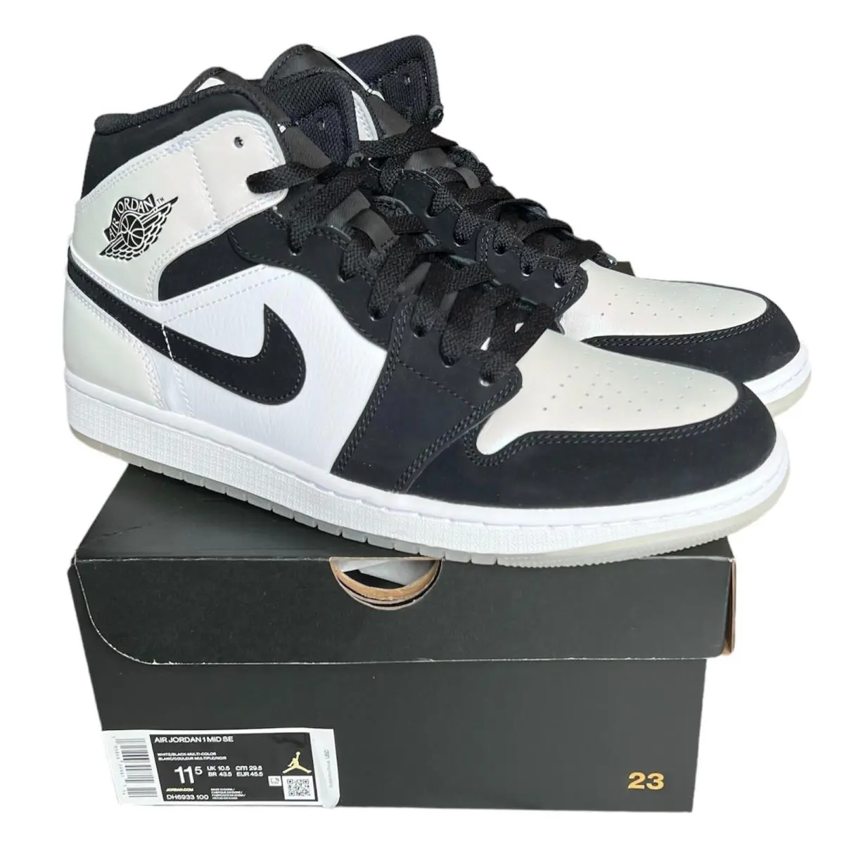 Nike Air Jordan 1 Mid SE Size 11.5 Men`s Basketball Shoes Diamond DH6933-100