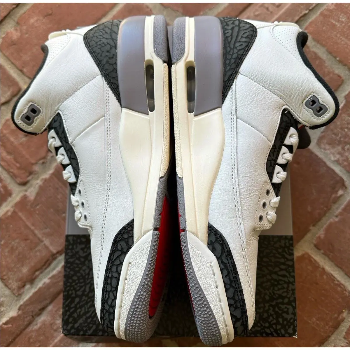 Nike shoes - Air Jordan 3 - Air - CT8532 106 - White & Cement Grey 1