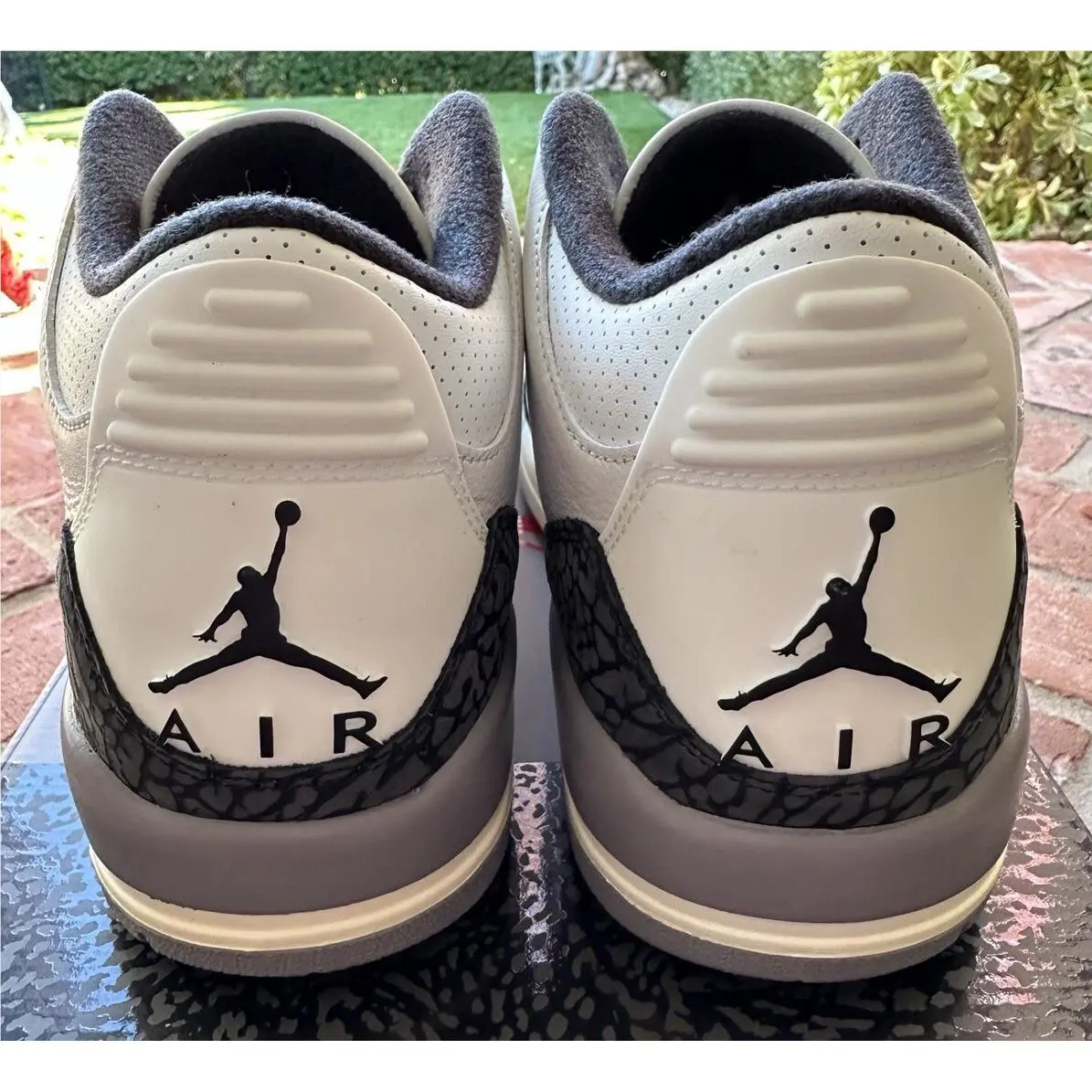 Nike shoes - Air Jordan 3 - Air - CT8532 106 - White & Cement Grey 3