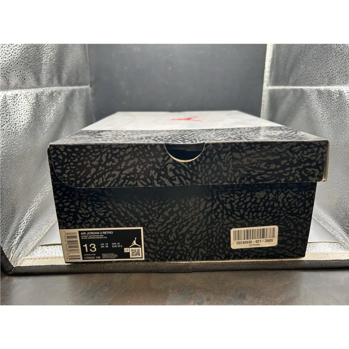Nike shoes - Air Jordan 3 - Air - CT8532-106 - Gray 8