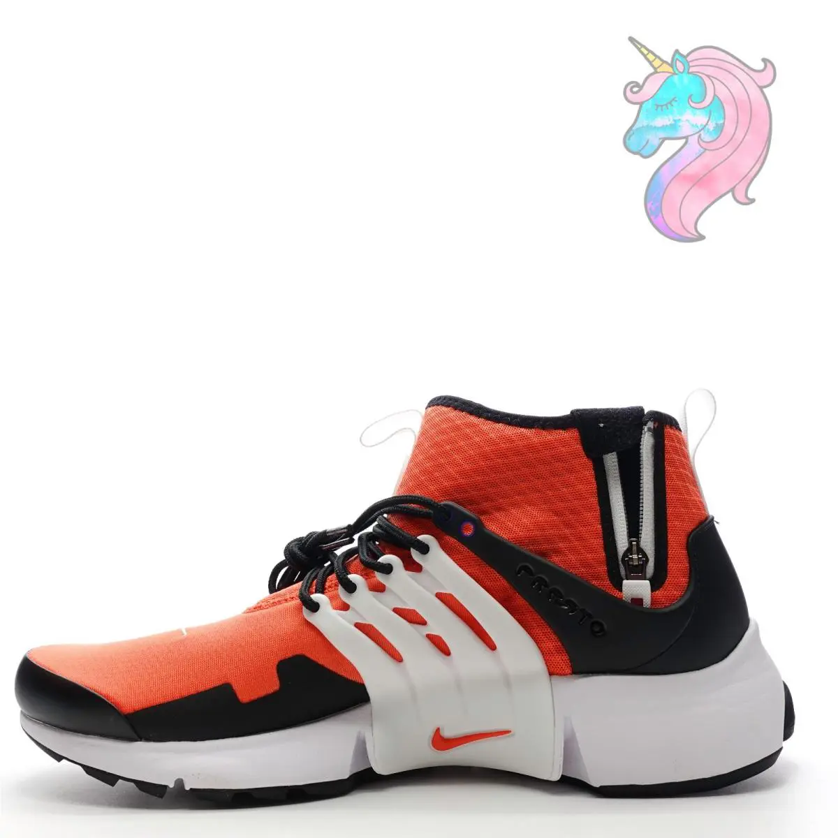 Nike shoes - Nike Air Presto Mid Utility - DC8751-800 - Orange, Black, White 0