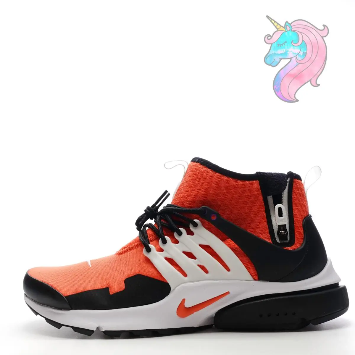 Nike shoes - Nike Air Presto Mid Utility - DC8751-800 - Orange, Black, White 2