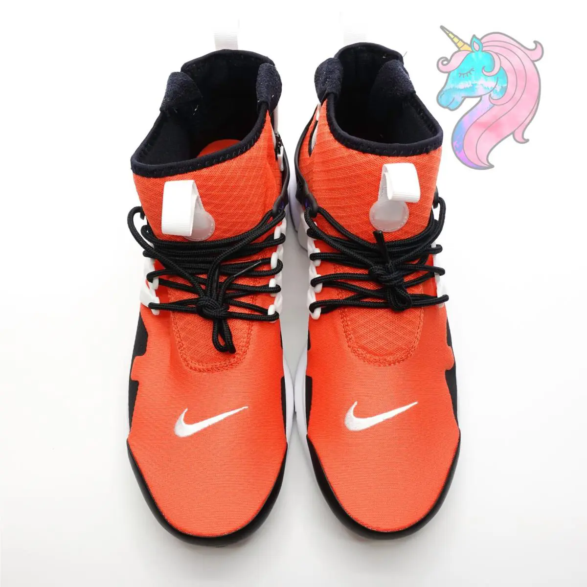 Nike shoes - Nike Air Presto Mid Utility - DC8751-800 - Orange, Black, White 4