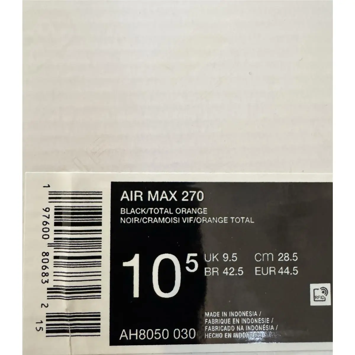 Nike shoes - Nike Air Max 270 - Air Max - AH8050-030 - Black 11