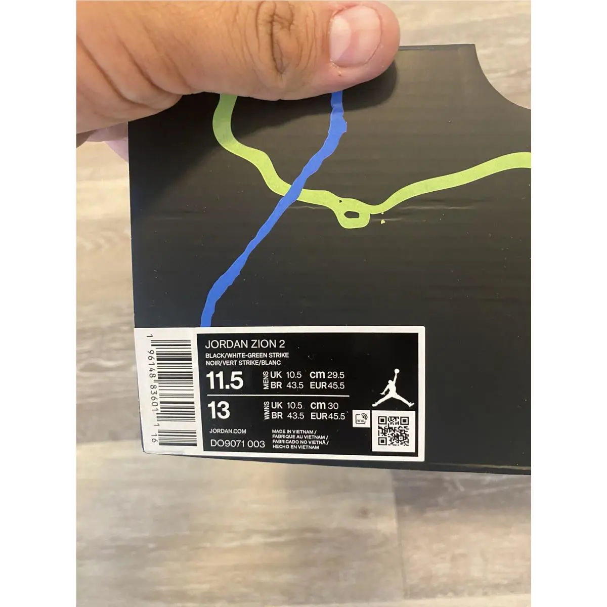 Nike shoes - Jordan Zion 2 - Zion - DO9071-003 - Black 10