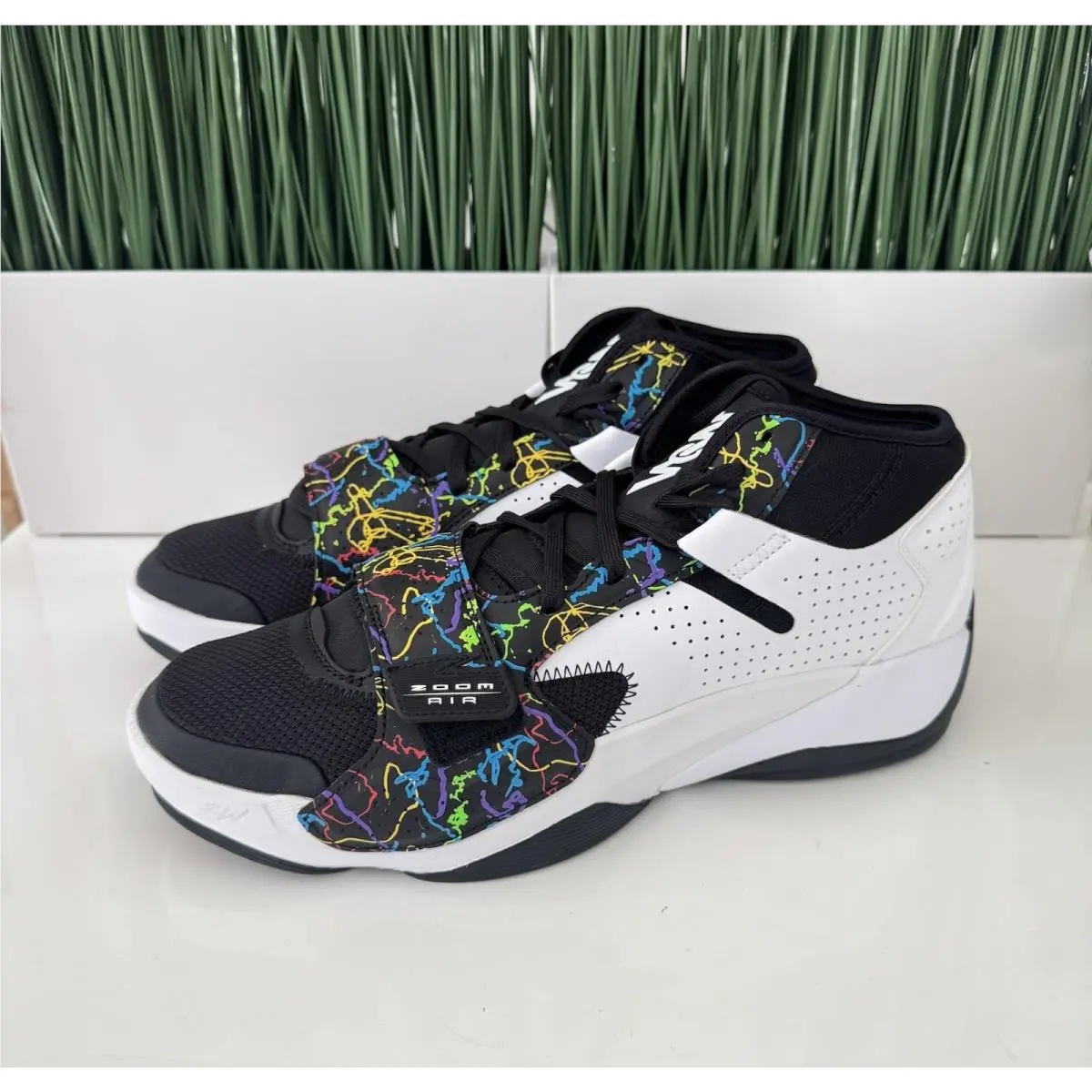 Nike Air Jordan Zion 2 Nby Noah White Black Mens Shoes DO9071-003 Size 11.5