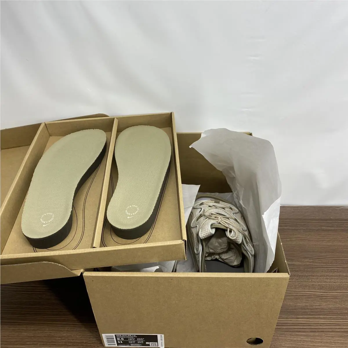 Nike shoes - Nike Offline 2.0 - Offline - CZ0332-201 - Rattan / White-Khaki-Light Bone (UPC: 195238340414) 6