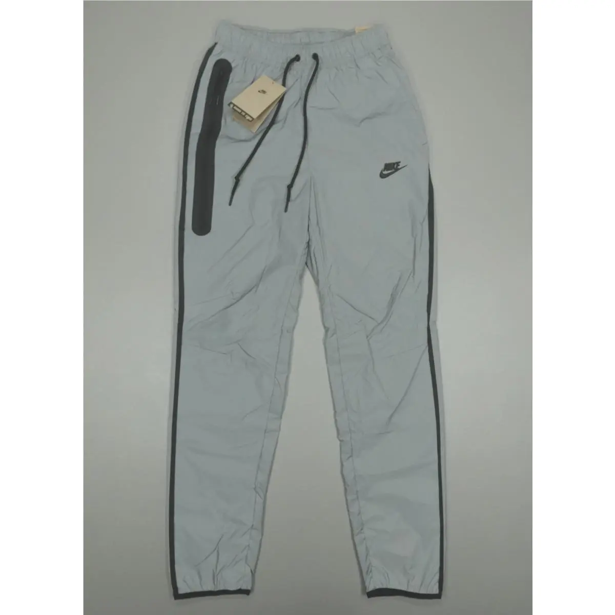 Mens Tech Woven Reflective Flash Pants Reflect Silver Black XS FZ7587-0 by Nike