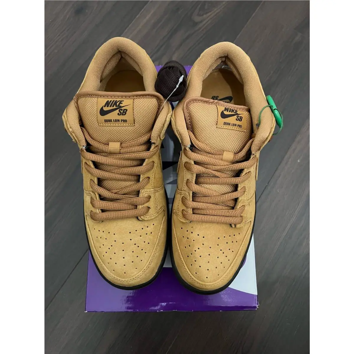 Nike shoes - Nike Dunk SB - Dunk - BQ6817-204 - Brown, Manufacturer: Flax/Flax/Baroque Brown/Gum Light Brown (UPC: 0194497739441) 1