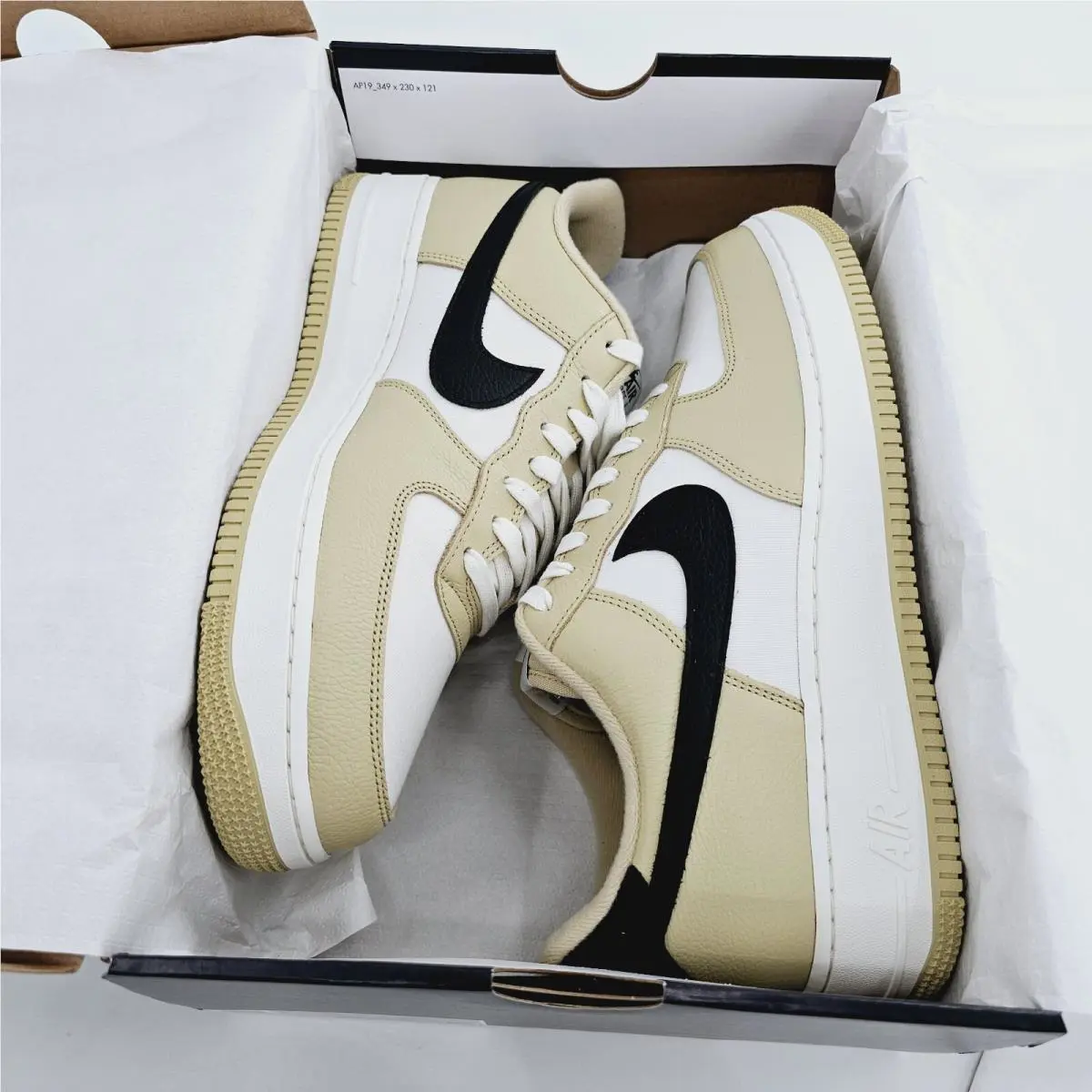 Nike shoes - Nike Air Force 1 `07 LX - DV7186-700 - Team Gold/Black Sail 3