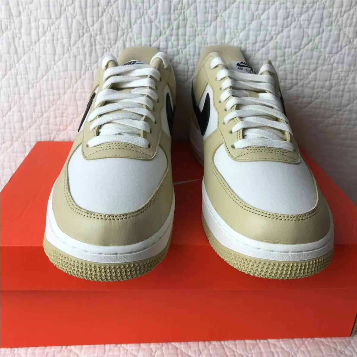 Nike shoes - Nike Air Force 1 `07 LX - DV7186-700 - Team Gold/Black Sail 3