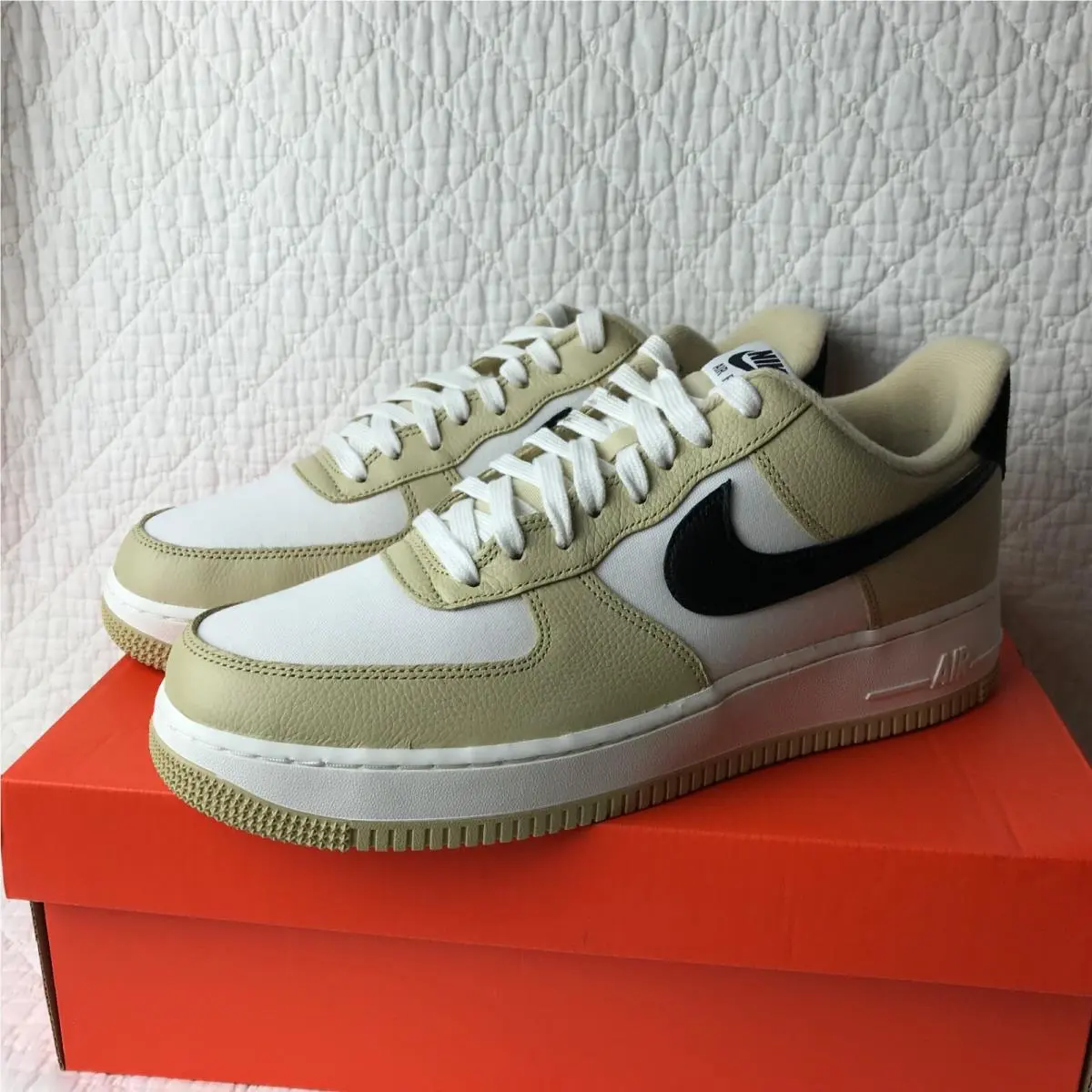 Nike shoes - Nike Air Force 1 `07 LX - DV7186-700 - Team Gold/Black Sail 5