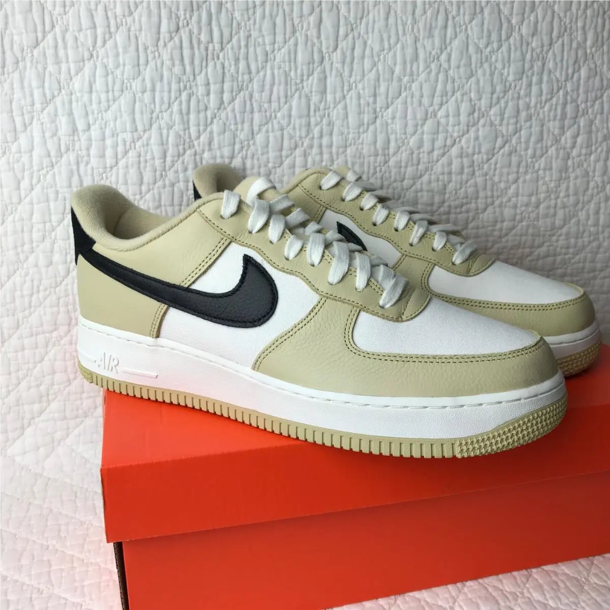 Nike shoes - Nike Air Force 1 `07 LX - DV7186-700 - Team Gold/Black Sail 6