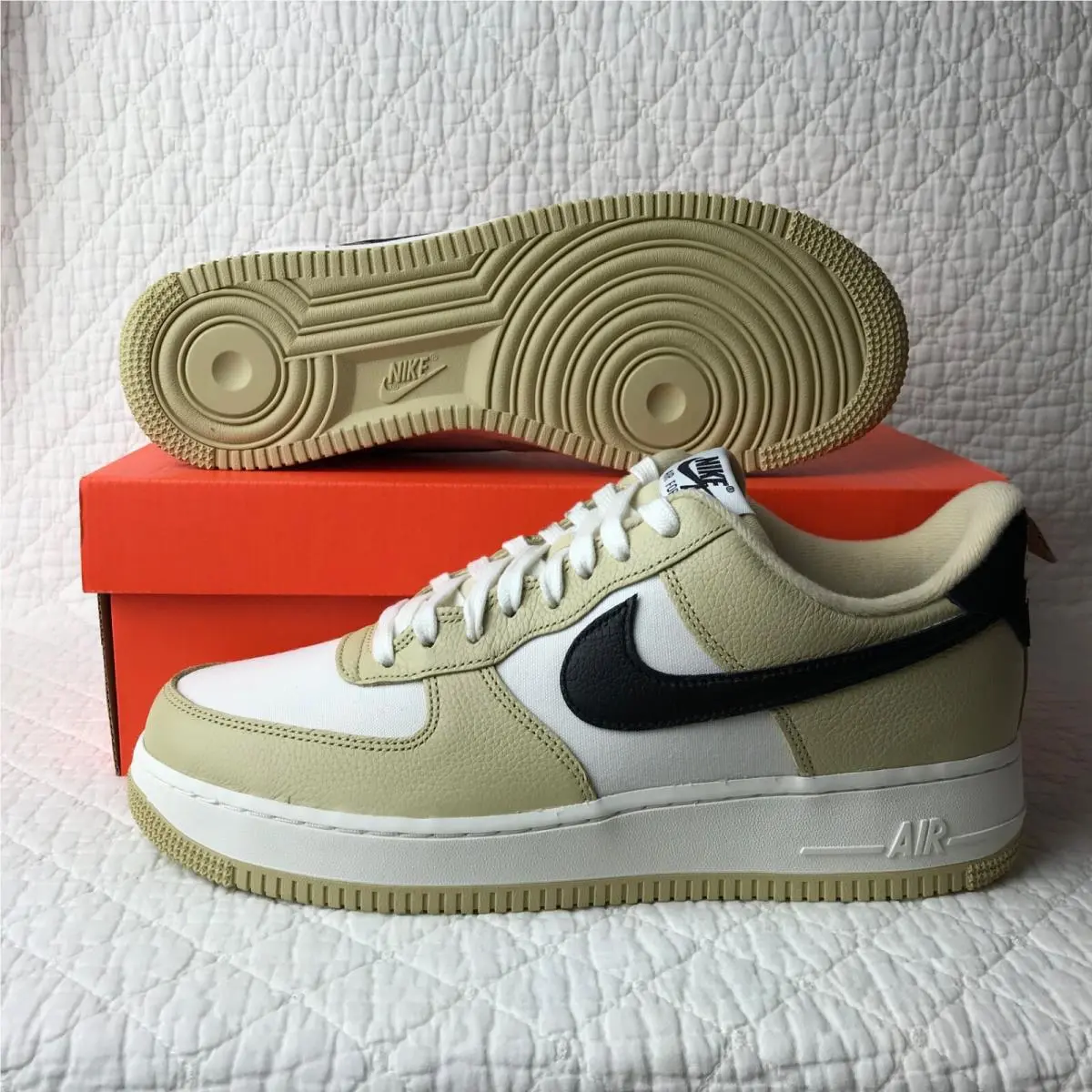 Nike shoes - Nike Air Force 1 `07 LX - DV7186-700 - Team Gold/Black Sail 2