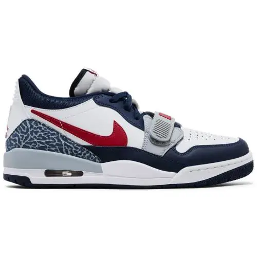 Nike Air Jordan Legacy 312 Low Men`s Size 11 White/varsity Red/ Navy CD7069-164 - White/Varsity Red/Midnight Navy/Wolf Grey