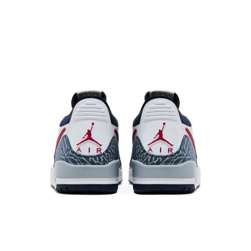 Nike shoes - Jordan Legacy 312 - Legacy - CD7069-164 - White/Varsity Red/Midnight Navy/Wolf Grey (UPC: 197597061610) 2