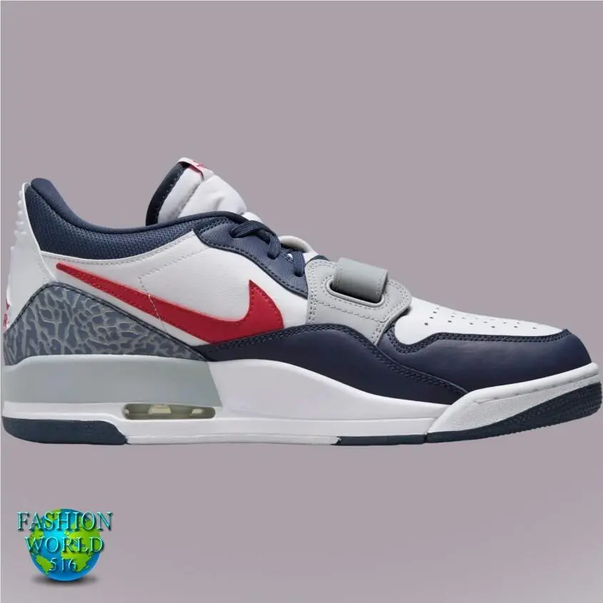 Nike shoes - Jordan Legacy 312 - Legacy - CD7069-164 - White/Varsity Red/Midnight Navy/Wolf Grey (UPC: 197597061900) 0