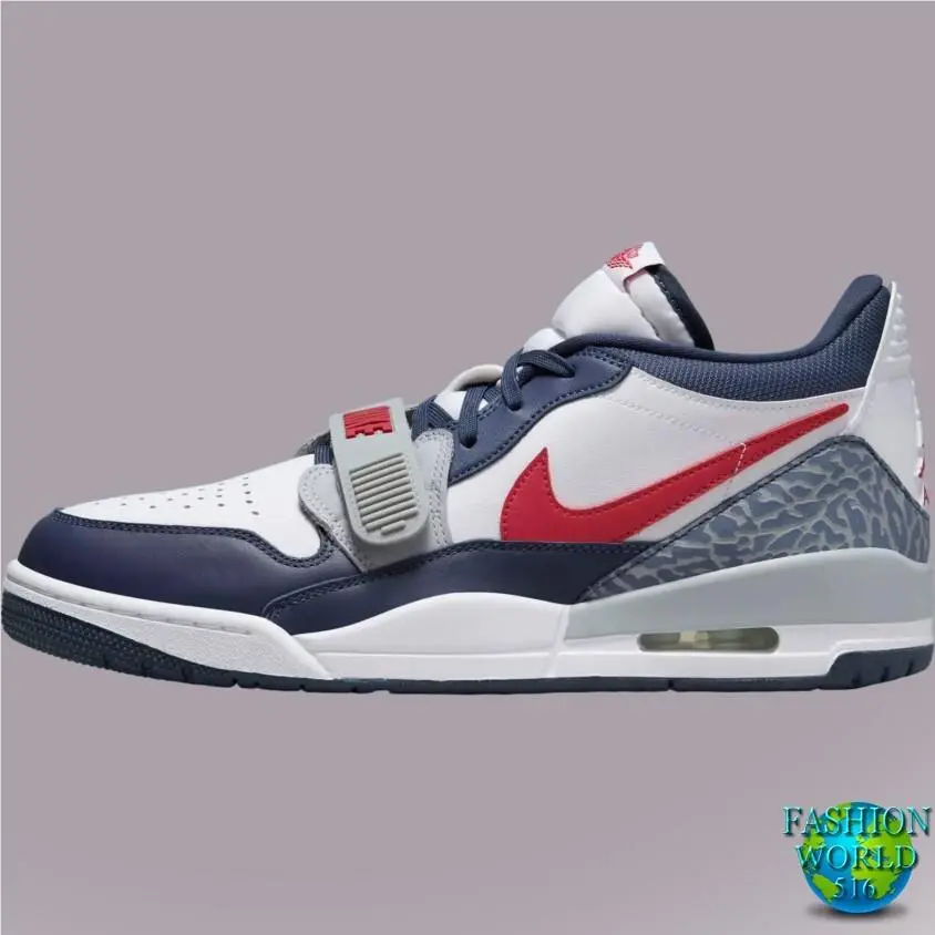 Nike shoes - Jordan Legacy 312 - Legacy - CD7069-164 - White/Varsity Red/Midnight Navy/Wolf Grey (UPC: 197597061900) 1