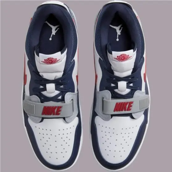 Nike shoes - Jordan Legacy 312 - Legacy - CD7069-164 - White/Varsity Red/Midnight Navy/Wolf Grey (UPC: 197597061900) 2