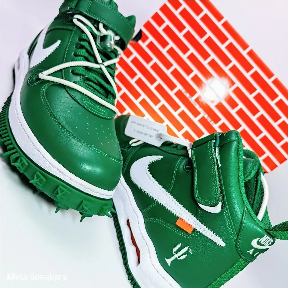Nike shoes - Nike Air Force 1 - Air Force - DR0500-300 - Pine Green/ White/ White 5