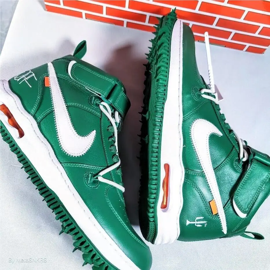 Nike shoes - Nike Air Force 1 - Air Force - DR0500-300 - Pine Green/ White/ White 4