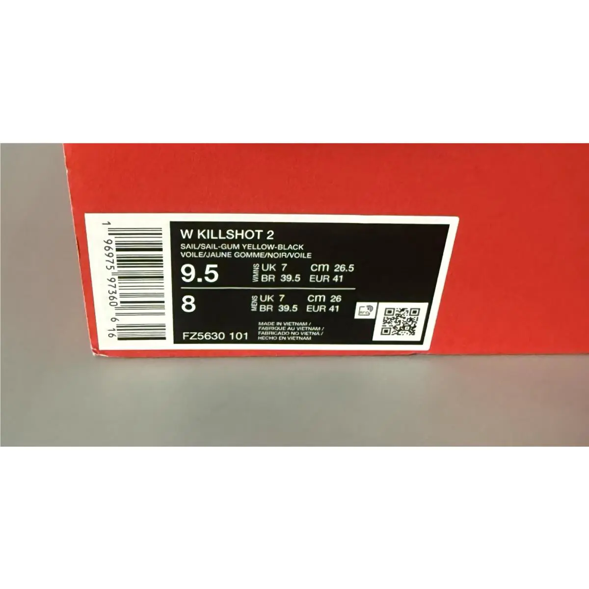 Nike shoes - Nike Killshot 2 - Killshot - FZ5630-101 - White/Gum (UPC: 0196975973606) 9