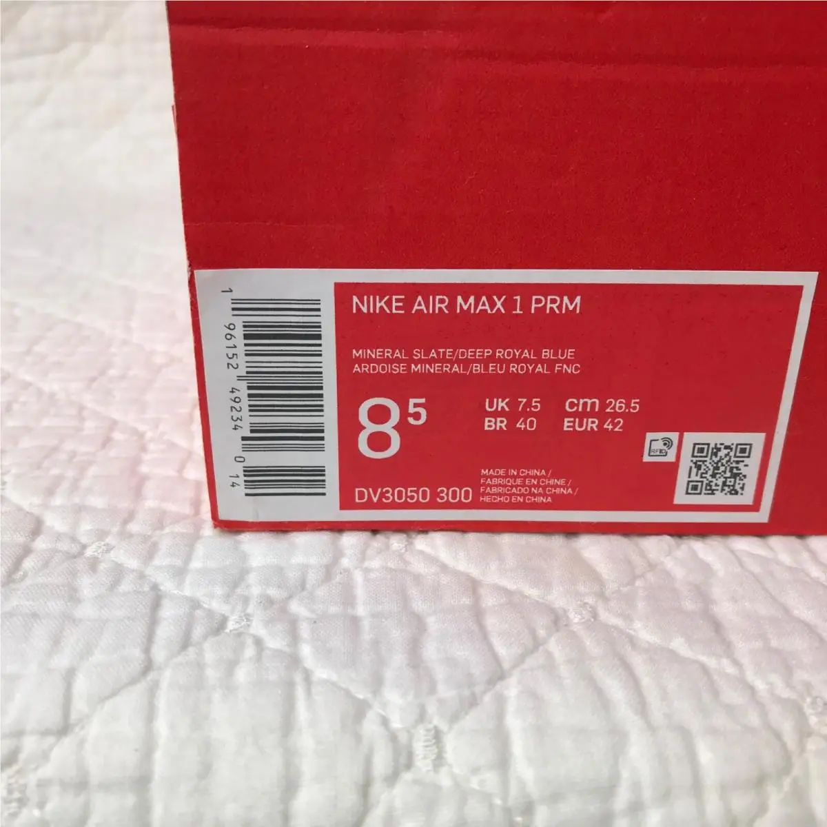 Nike shoes - Nike Air Max 1 - Air Max - DV3050-300 - Mineral Slate/Deep Royal Blue 10