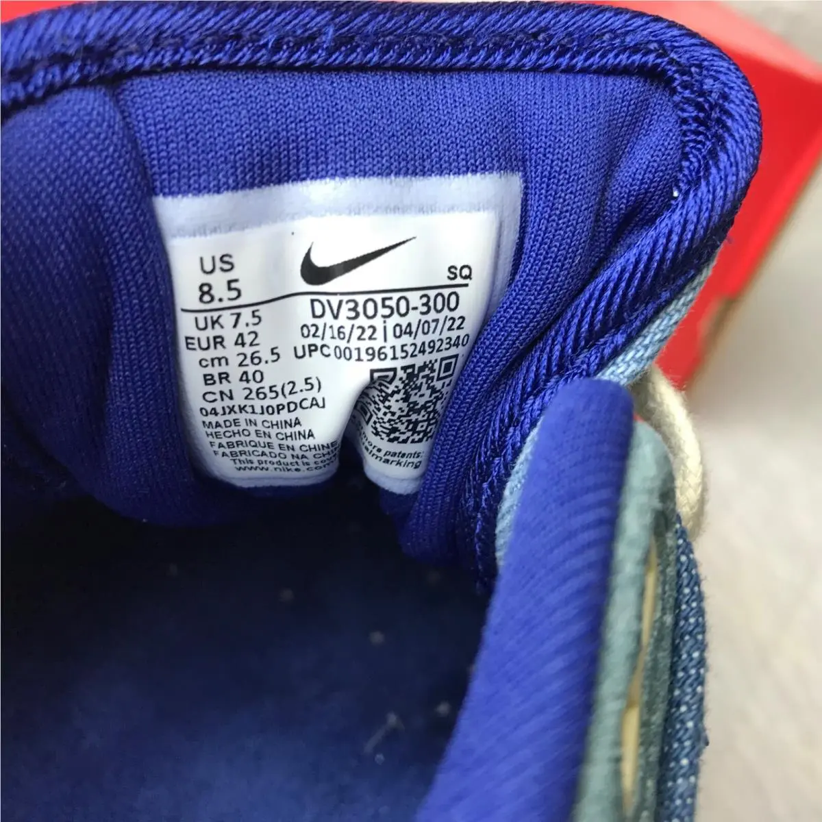 Nike shoes - Nike Air Max 1 - Air Max - DV3050-300 - Mineral Slate/Deep Royal Blue 11
